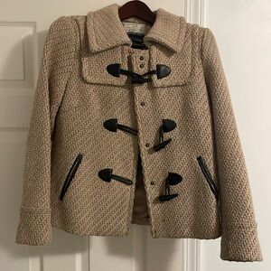 Kensie woven peacoat